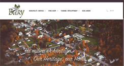 Desktop Screenshot of municipalitedebury.qc.ca